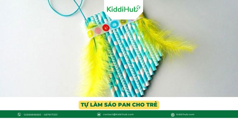 Tự làm sáo Pan cho trẻ