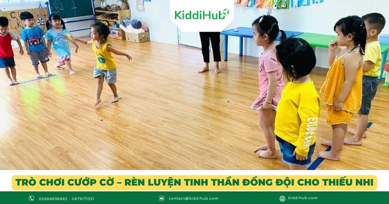 Trò chơi Cướp cờ – Rèn luyện tinh thần đồng đội cho thiếu nhi