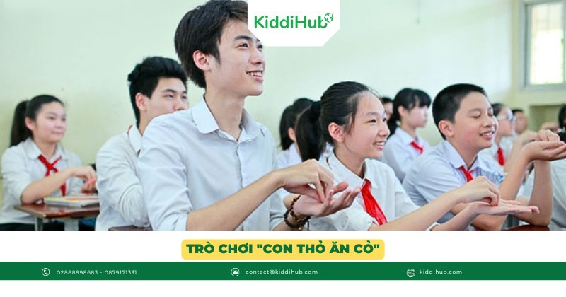 Trò chơi "Con thỏ ăn cỏ"