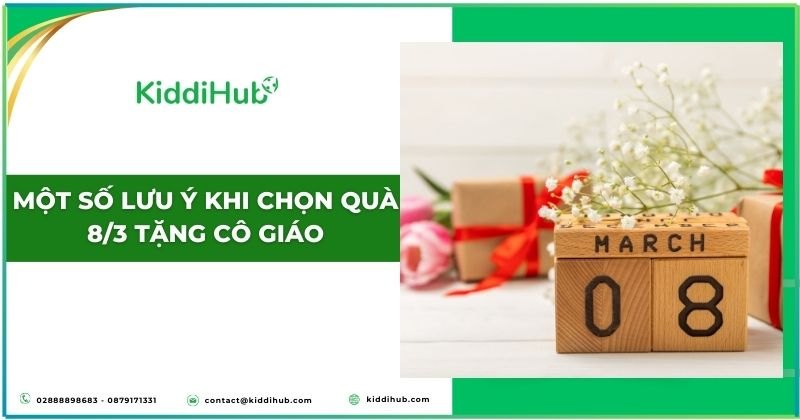 Một số lưu ý khi chọn quà 8/3 tặng cô giáo