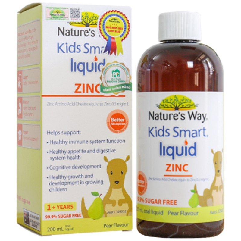 Nature’s Way Kids Smart Liquid Zinc – Giải pháp tự nhiên cho sức khỏe của bé