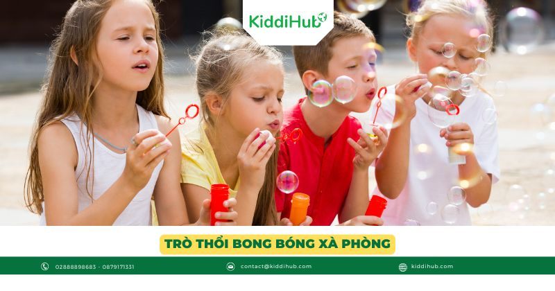 Trò thổi bong bóng xà phòng