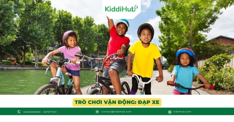 Trò chơi vận động: Đạp xe