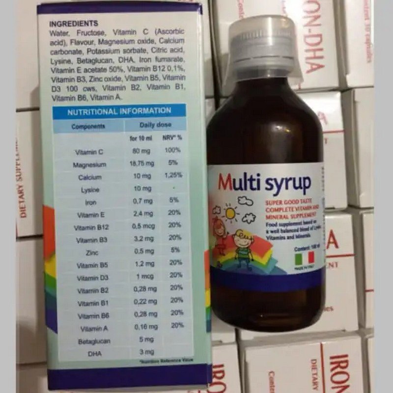 Thành Phần Chính và Công Dụng Nổi Bật Của Siro Multi Syrup
