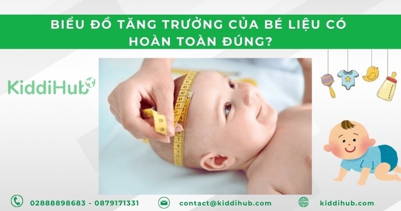Biểu đồ tăng trưởng của bé liệu có hoàn toàn đúng?
