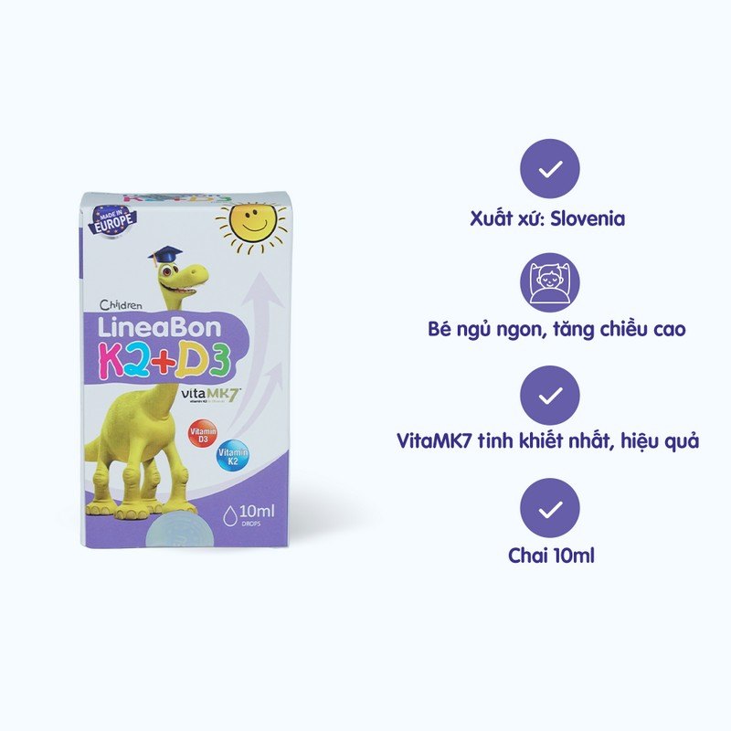 Đối Tượng Sử Dụng Lineabon K2 + D3