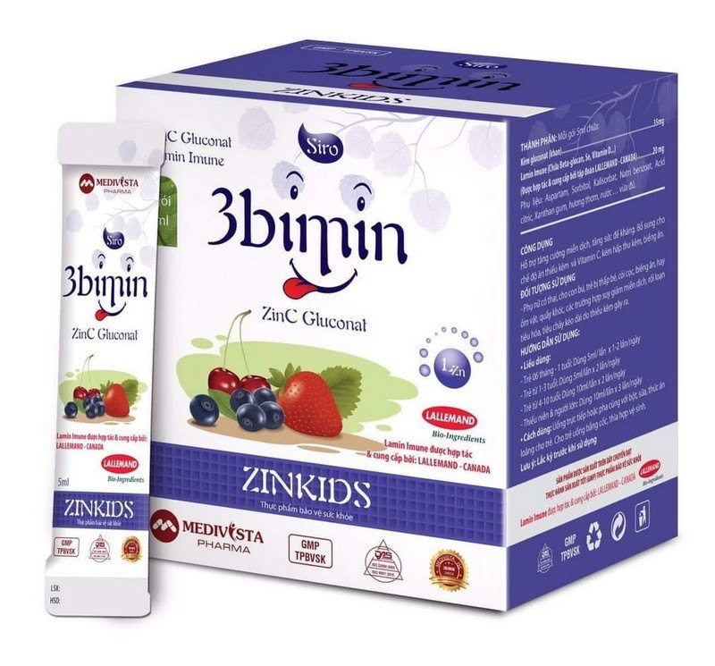 Giới thiệu Siro 3bimin Zinkids