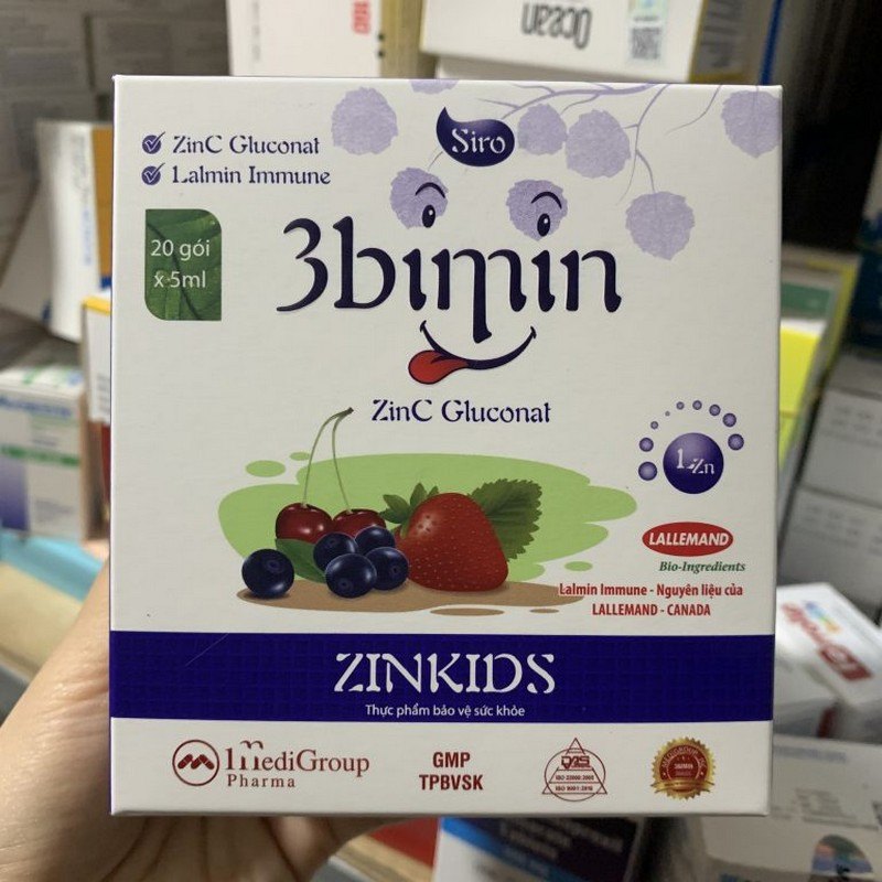 Hướng dẫn sử dụng Siro 3bimin Zinkids