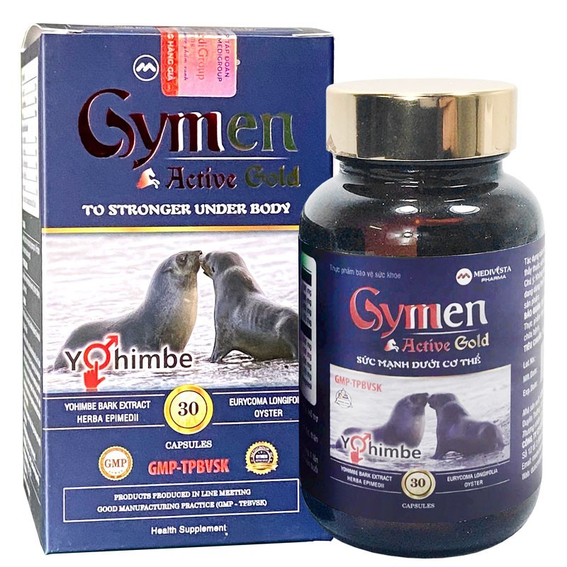 Gymen Active Gold – Hỗ trợ sinh lý nam giới từ thiên nhiên