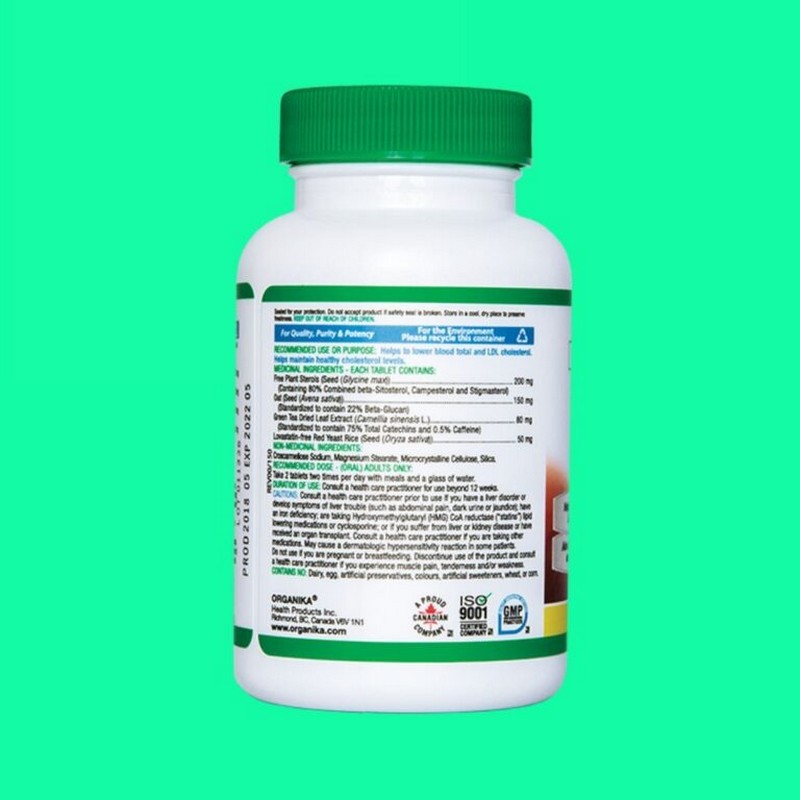 Thành phần của viên uống Cholesterol Organika