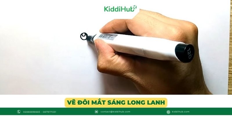 Vẽ đôi mắt sáng long lanh