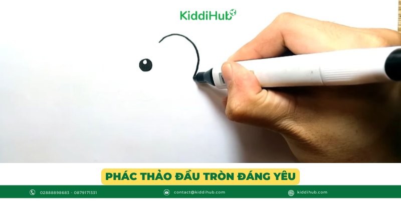 Phác thảo đầu tròn đáng yêu