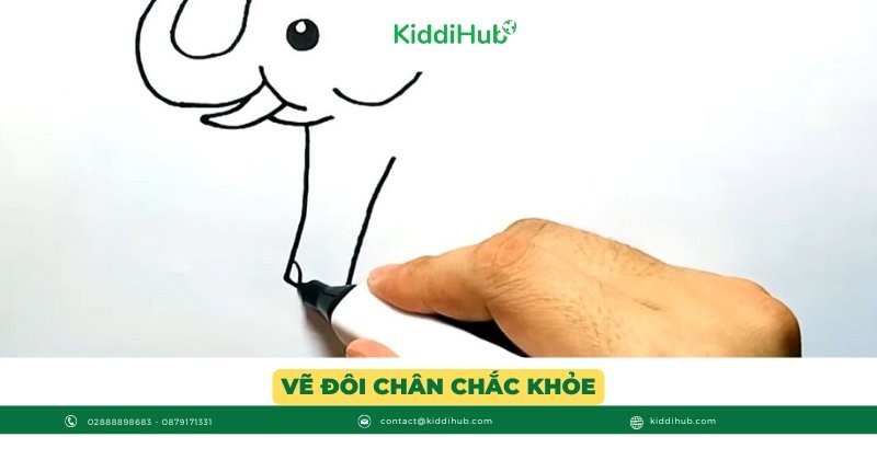 Vẽ đôi chân chắc khỏe