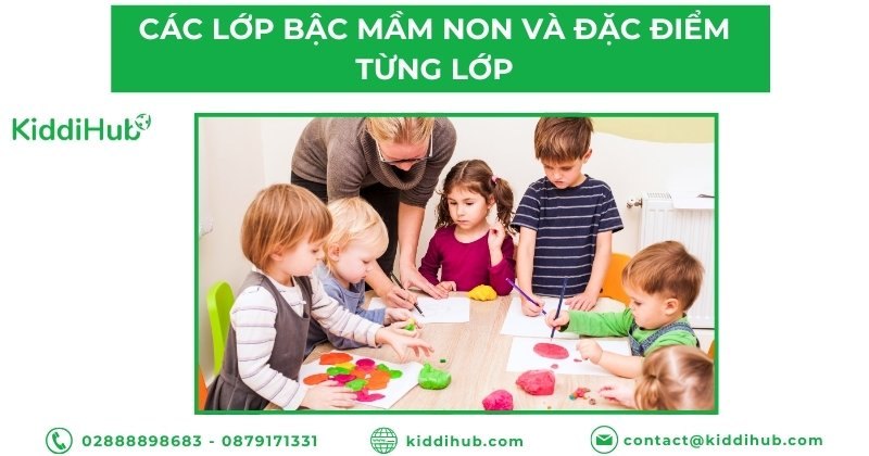 Các lớp bậc mầm non và đặc điểm từng lớp