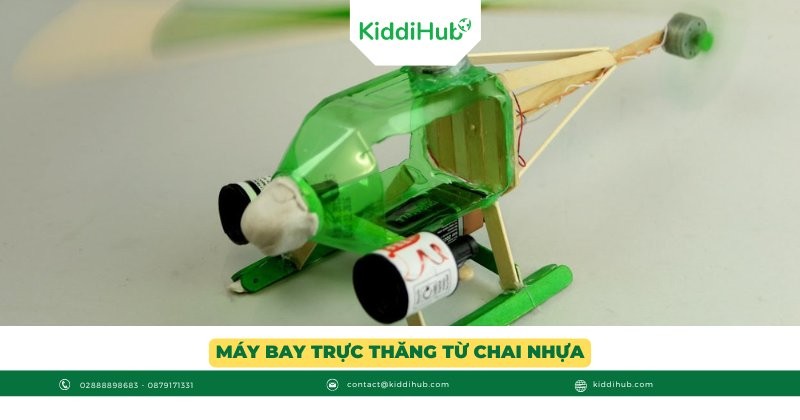 Máy bay trực thăng từ chai nhựa
