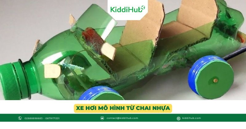 Xe hơi mô hình từ chai nhựa