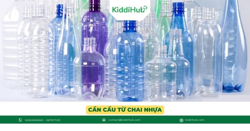 Mê cung bóng lăn từ chai nhựa