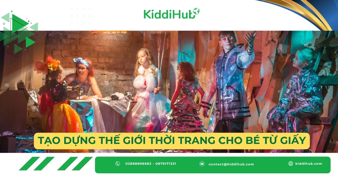Tạo dựng thế giới thời trang cho bé từ giấy