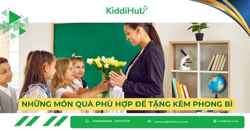 Những món quà phù hợp để tặng kèm phong bì