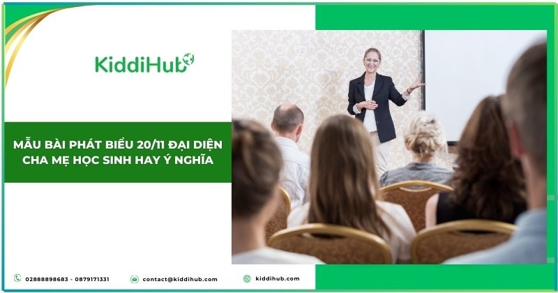 Mẫu bài phát biểu 20/11 đại diện cha mẹ học sinh hay ý nghĩa