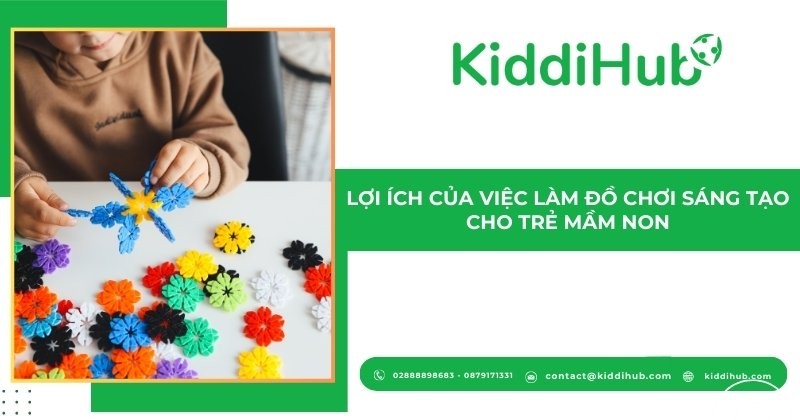 Lợi ích của việc làm đồ chơi sáng tạo cho trẻ mầm non