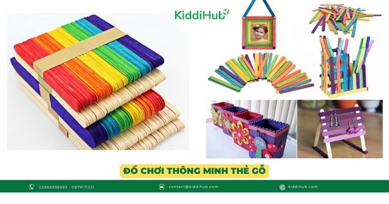 Đồ chơi thông minh thẻ gỗ