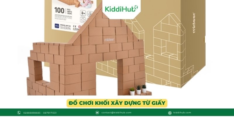 Đồ chơi khối xây dựng từ giấy
