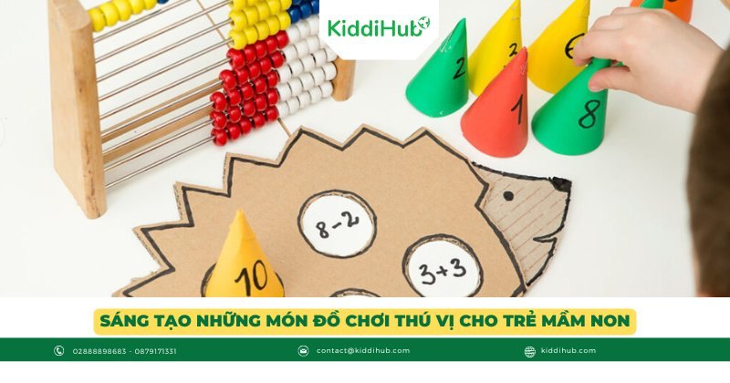 Sáng tạo những món đồ chơi thú vị cho trẻ mầm non