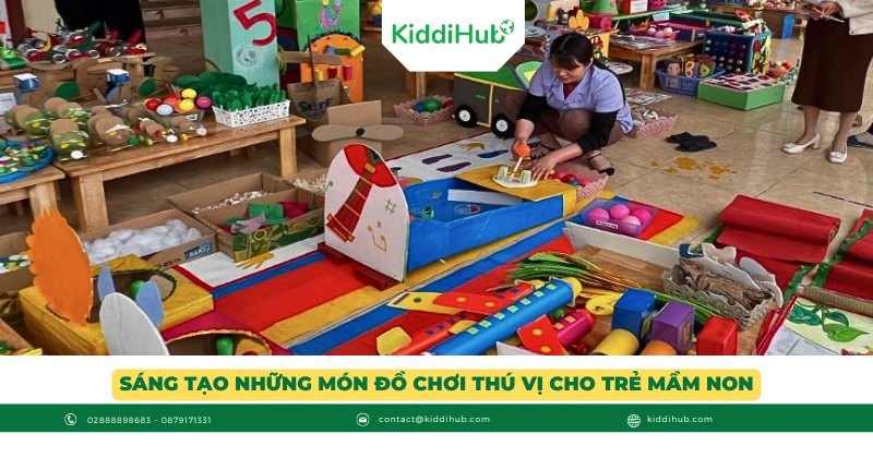 Sáng tạo những món đồ chơi thú vị cho trẻ mầm non