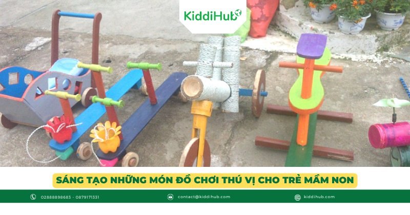 Sáng tạo những món đồ chơi thú vị cho trẻ mầm non