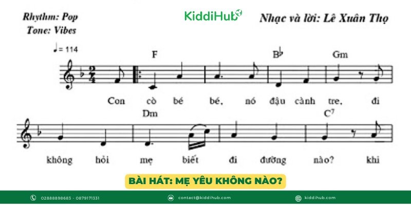 Bài hát: Mẹ yêu không nào