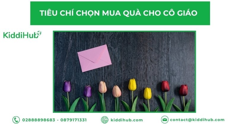 Tiêu chí lựa chọn quà tặng cô giáo mầm non