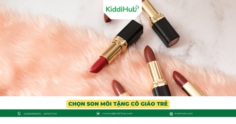 Chọn son môi tặng cô giáo trẻ