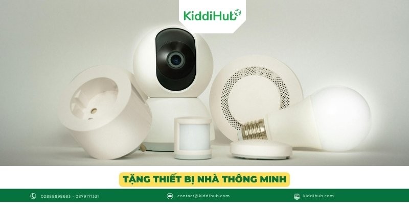 Tặng thiết bị nhà thông minh
