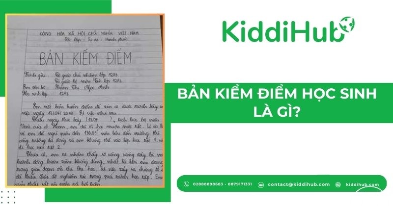 Bản kiểm điểm học sinh là gì?