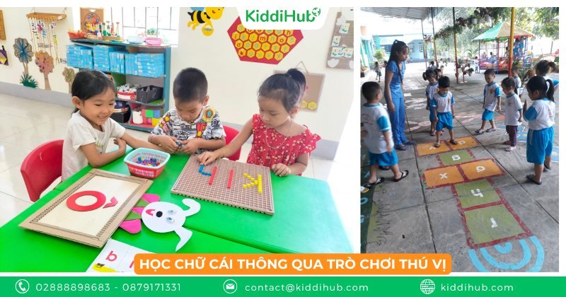 Học chữ cái thông qua trò chơi thú vị