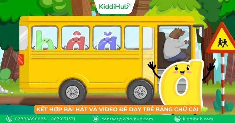 Kết hợp bài hát và video để dạy trẻ bảng chữ cái