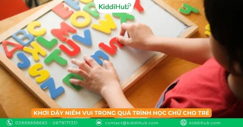 Khơi dậy niềm vui trong quá trình học chữ cho trẻ