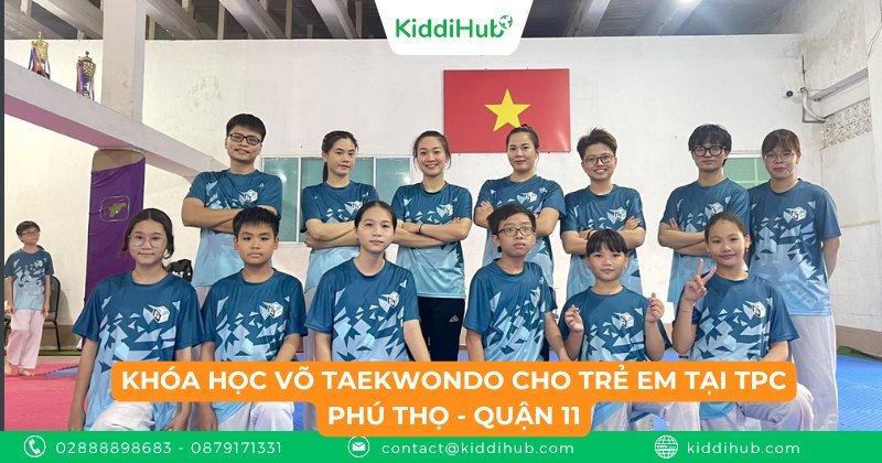 Khóa học võ Taekwondo cho trẻ em tại TPC Phú Thọ - Quận 11