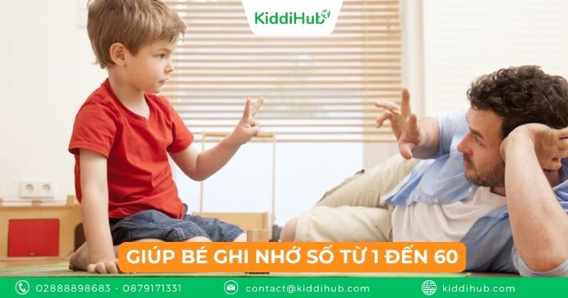 Giúp bé ghi nhớ số từ 1 đến 60