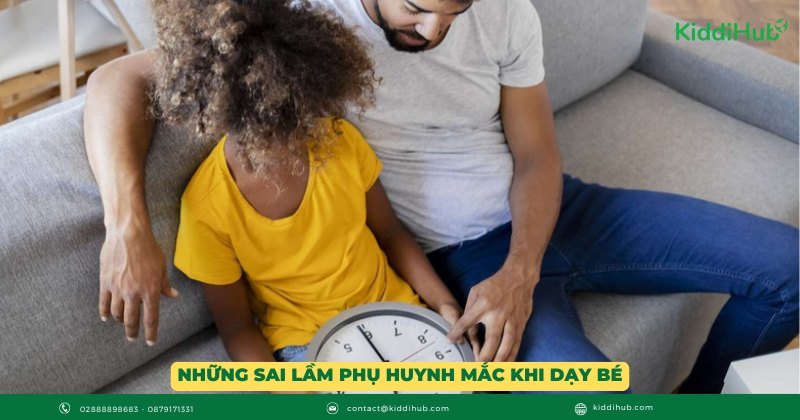 Những sai lầm phụ huynh mắc khi dạy bé