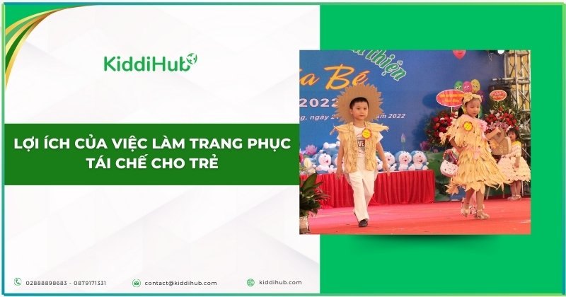 Lợi ích của việc làm trang phục tái chế cho trẻ mầm non