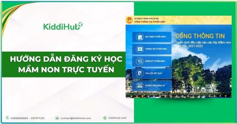 Hướng dẫn cách đăng ký học mầm non trực tuyến