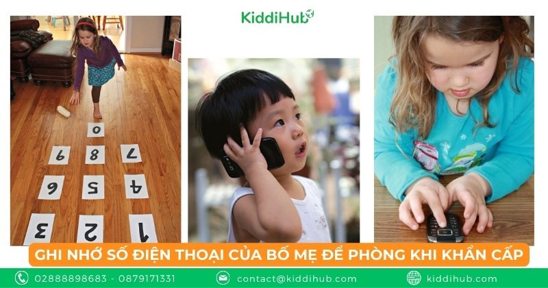 Ghi nhớ số điện thoại của bố mẹ để phòng khi khẩn cấp