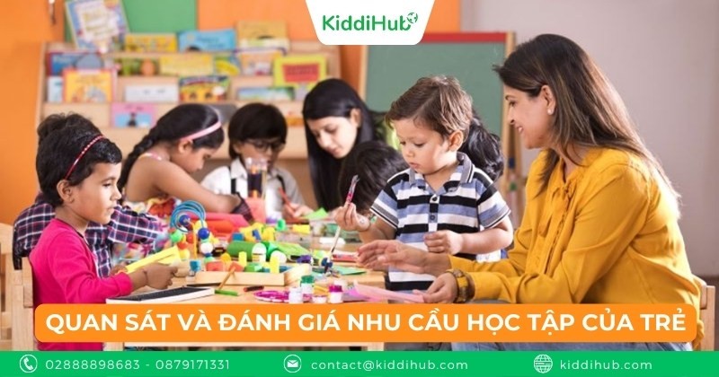 Quan sát và đánh giá nhu cầu học tập của trẻ