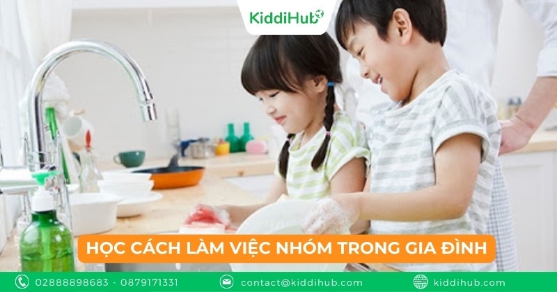 Học cách làm việc nhóm trong gia đình