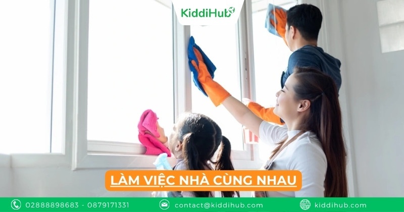 Làm việc nhà cùng nhau