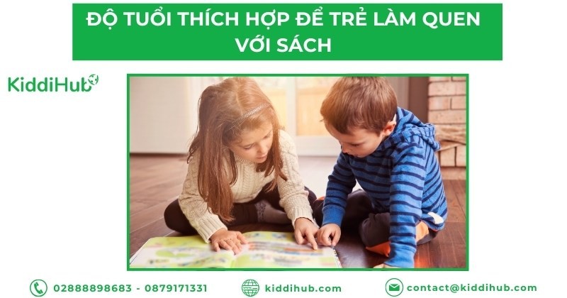 Độ tuổi thích hợp để trẻ làm quen với sách