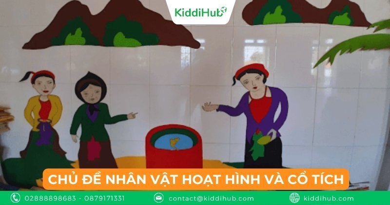 Chủ đề nhân vật hoạt hình và cổ tích