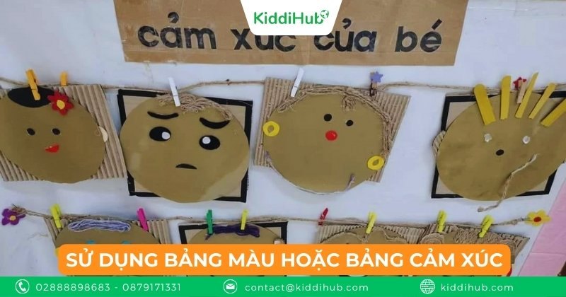 Sử dụng bảng màu hoặc bảng cảm xúc